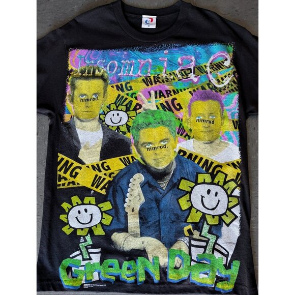 Backstock Co. Green Day Insomniac Dookie Welcome to Paradise Band Tee Shirt Sz L - Picture 2 of 4